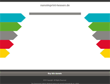 Tablet Screenshot of nanoimprint-hessen.de
